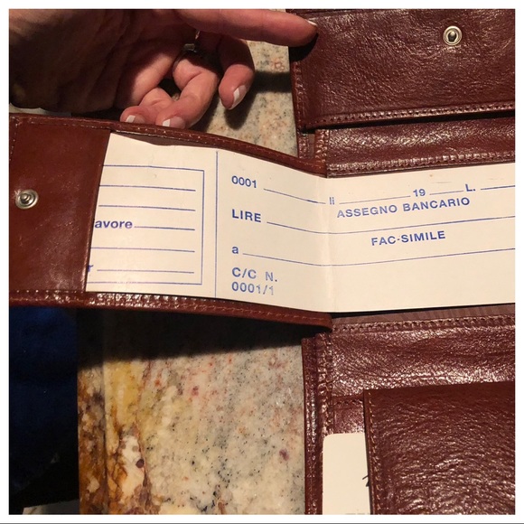 ITALIAN LEATHER BUSINESS TRI FOLD WALLET - Picture 5 of 7